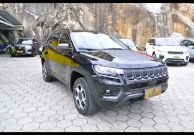 Jeep compass trailhawk t350 2.0 turbo 4x4 at - preta - 2022/2022