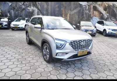 Hyundai creta limited 1.0 turbo at  - prata - 2021/2022