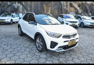 Kia stonic sx 1.0 turbo at (híbrido) - branca - 2022/2022