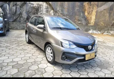Toyota etios x plus 1.5 at  - cinza - 2019/2020
