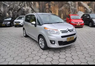 Citroën c3 picasso exclusive 1.6 mt  - prata - 2012/2013