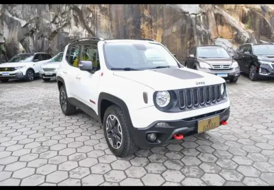 Jeep renegade trailhawk 2.0 turbo 4x4 at  - branca - 2015/2016