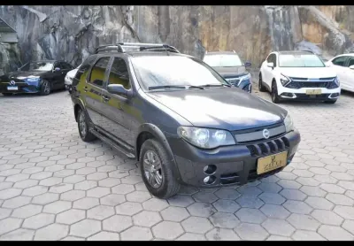 Fiat palio weekend adventure 1.8 mt  - cinza - 2006/2006