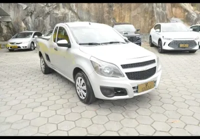 Chevrolet montana ls 1.4 mt  - prata - 2013/2014