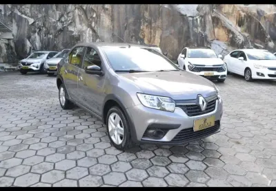 Renault logan zen 1.6 at  - cinza - 2021/2022
