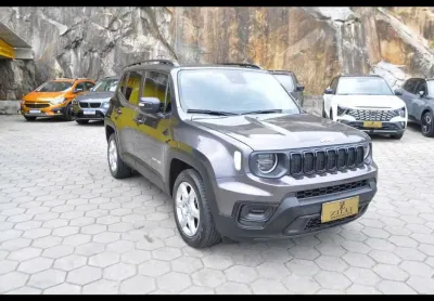 Jeep renegade sport t270 1.3 turbo at  - cinza - 2023/2023