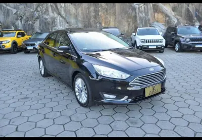 Ford focus sedan titanium 2.0 at - preta - 2016/2017