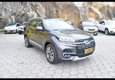 CAOA Chery Tiggo 8 TXS 1.6 TGDI AT - Cinza - 2022/2023