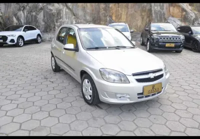 Chevrolet celta lt 1.0 mt  - prata - 2013/2014