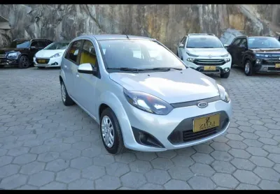 Ford fiesta 1.0 mt  - prata - 2012/2013