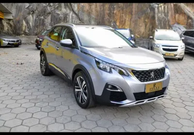 Peugeot 3008 griffe 1.6 turbo at - prata - 2018/2019