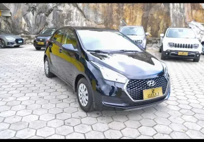 Hyundai hb20 unique 1.0 mt  - preta - 2018/2019