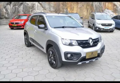 Renault kwid outsider 1.0 mt  - prata - 2020/2021