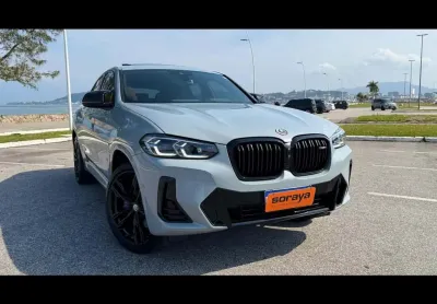 Bmw x4 m40i 3.0 turbo 388cv aut.  - cinza - 2022/2023
