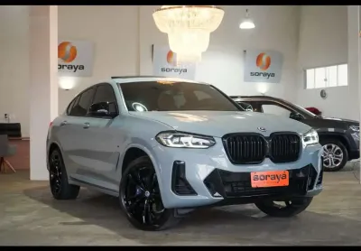 Bmw x4 m40i 3.0 turbo 388cv aut.  - cinza - 2022/2023