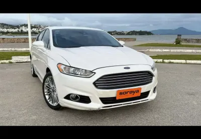 Ford fusion titanium 2.0 gtdi eco. fwd aut.  - branca - 2014/2015
