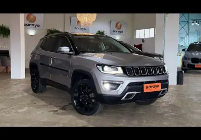 Jeep compass limited 2.0 4x4 diesel 16v aut.  - prata - 2020/2021