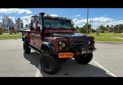 Land rover defender 130 tdi cd diesel  - vermelha - 2004/2004