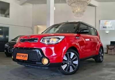 Kia soul 1.6/ 1.6 16v flex aut.  - vermelha - 2015/2016