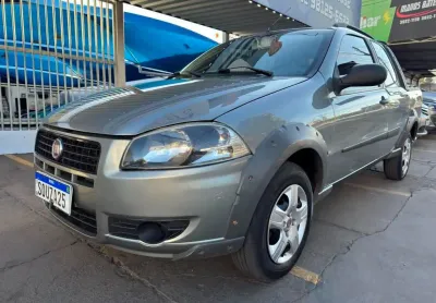 Fiat strada working cd 1.4 flex 2013/2013  completa revisada lacradinha 