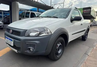 Fiat strada horking hard 1.4  flex cabine simples  2015/2016 revisada pneus novos ipva pago