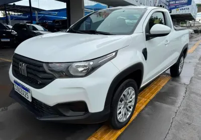 Fiat strada cs endurance 1.4  flex 2020/2021  completa revisada pneus novos file