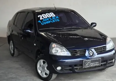 Renault clio sed. privilège hi-flex completo aceito trocas e financio  - 2008