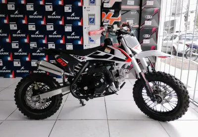 Mini moto cross mxf pro racing 90cc, a tempos nova, parcelo no cartão