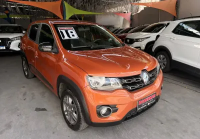 Renault kwid intense 2018 laranja 