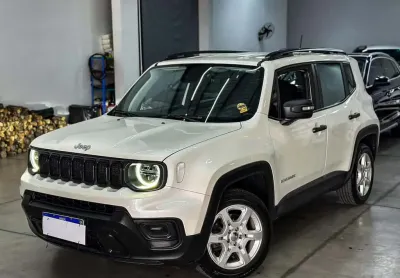 Jeep renegade sport t270 1.3 tb 4x2 flex aut.  - branca - 2022/2023