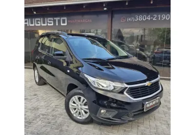 Chevrolet spin lt 1.8 8v econo.flex 5p aut.  - preta - 2020/2020
