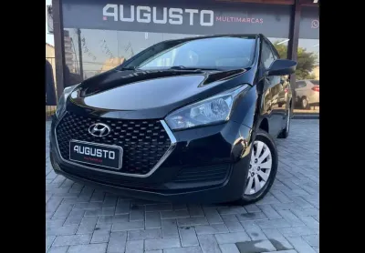 Hyundai hb20 unique 1.0 flex 12v mec.  - preta - 2019/2019