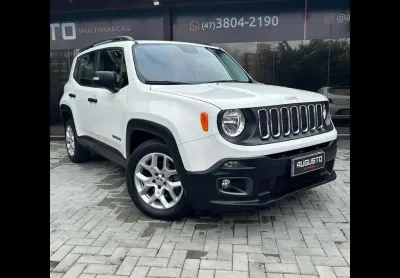 Jeep renegade sport 1.8 automática - branca - 2018/2018