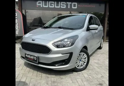 Ford ka 1.0 se/se plus tivct flex 5p  - prata - 2019/2020