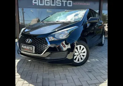 Hyundai hb20 unique 1.0 flex 12v mec.  - preta - 2018/2019