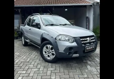 Fiat strada adventure1.8/ 1.8 locker flex cd  - prata - 2011/2011