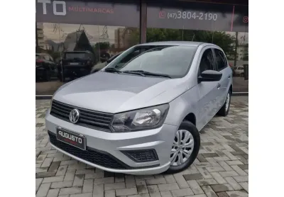 Volkswagen Gol 1.0 Flex 12V 5p - Prata - 2020/2021