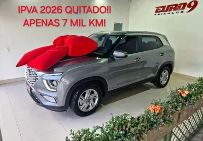 Hyundai creta comfort 1.0 tb 12v flex aut. 2025 apenas 7 mil km! ipva 26 pago! 