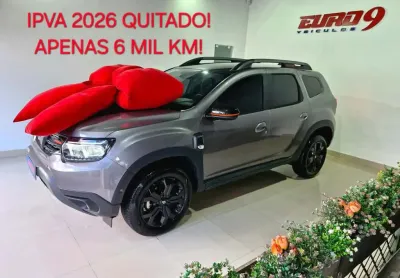 Renault duster iconic plus 1.3 tb 16v flex aut. 2026 ipva quitado! 6 mil km! 