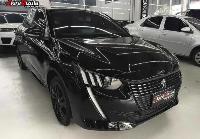Peugeot 208 style 1.0 preto 2024  com 17.000km 