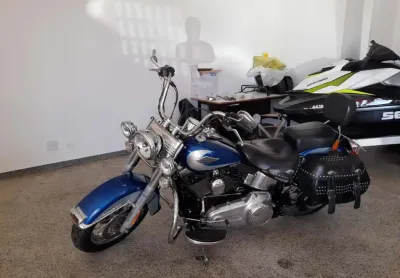 Harley-davidson flst 1584cc 2010 c/acessórios