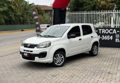 Fiat uno attractive 1.0 fire flex 8v 5p  - branca - 2021/2021