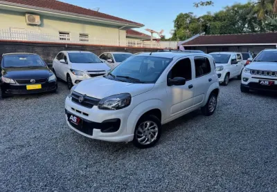 Fiat uno attractive 1.0 fire flex 8v 5p  - branca - 2021/2021