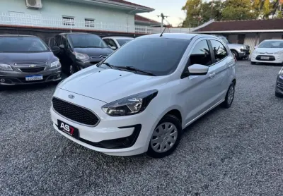 Ford ka 1.5 se plus 12v flex 5p mec.  - branca - 2020/2020