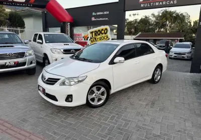 Toyota corolla xei 2.0 flex 16v aut.  - branca - 2013/2014
