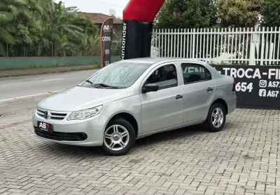 Volkswagen voyage 1.0/1.0 city mi total flex 8v 4p  - prata - 2009/2010