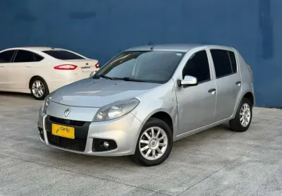 Renault sandero expression hi-flex 1.0 16v 5p  - prata - 2014/2014