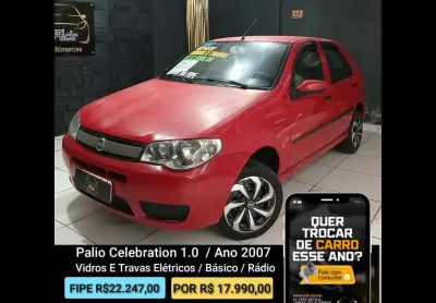Palio Celebration 1.0 Fire Flex 2007 BASICO / REPASSE / 100% FINANCIADO