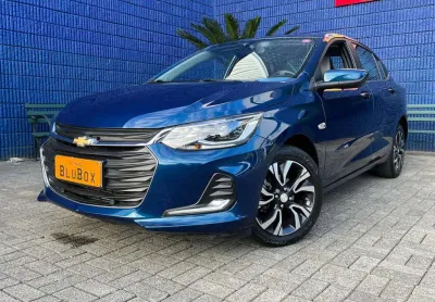 Chevrolet onix sed. plus prem. 1.0 12v tb flex aut  - azul - 2022/2023