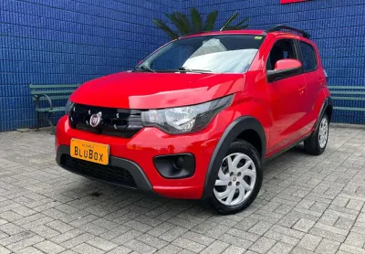 Fiat mobi way 1.0 fire flex 5p.  - vermelha - 2016/2017